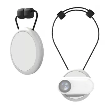 Puluz PU889W magnētiskais stiprinājums Insta360 GO 3 / GO 3S (balts) - drošs darbības kameras stiprinājums