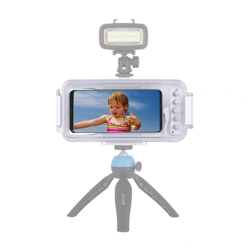 Puluz PU9100W Ūdensnecaurlaidīgs Maciņš (45m) USB-C Viedtālruņiem – Zemūdens Fotogrāfija un Video (Balts)