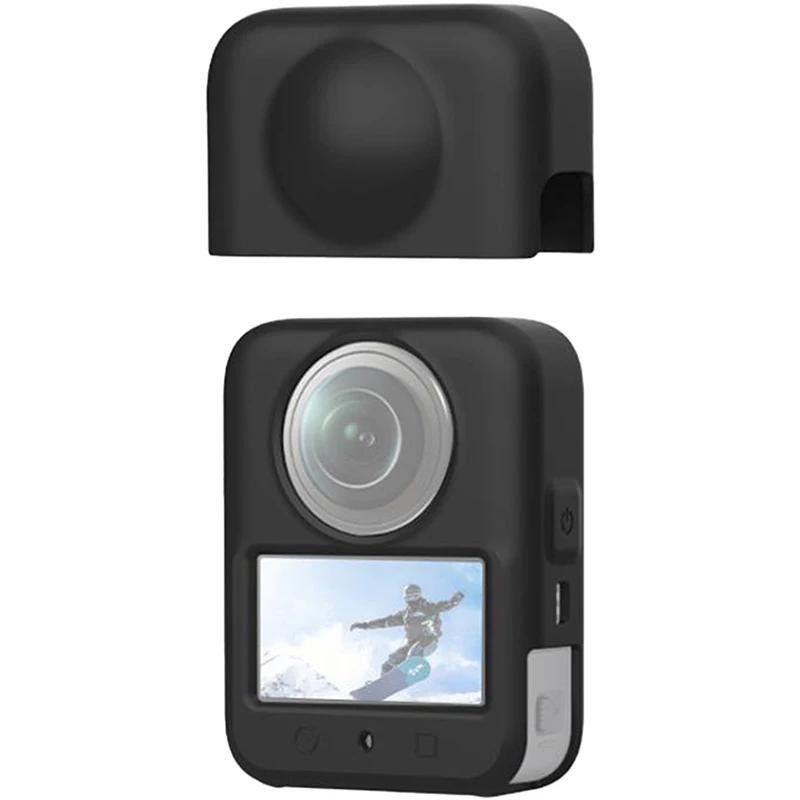 PULUZ Silicone Lens Cover for DJI Osmo Action Camera (Black)