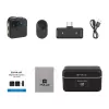 PULUZ SmartLink WS300 2.4GHz divu bezvadu lavalier mikrofonu sistēma ar trokšņu samazināšanu, 100m diapazons, USB-C uzlāde