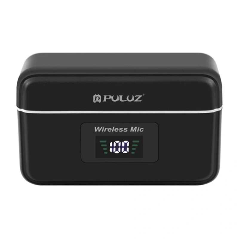 PULUZ SmartLink WS300 2.4GHz divu bezvadu lavalier mikrofonu sistēma ar trokšņu samazināšanu, 100m diapazons, USB-C uzlāde