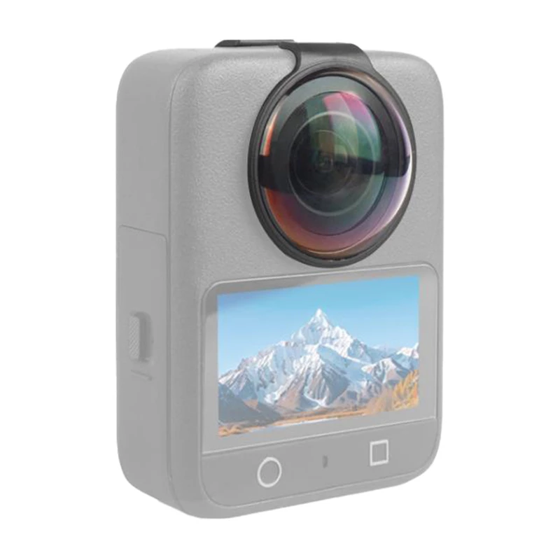 PULUZ Rūdīta stikla lēcu aizsargstikls DJI Osmo 360 (Melns)