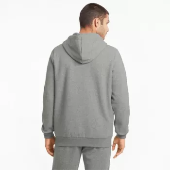PUMA ESSENTIALS Sieviešu vidēji pelēks Heather flīsa kapuce S