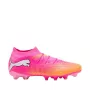 Puma Future 9 Match FG/AG Futbola Apavi Melns Balts Poison Pink Izmērs 45