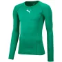 Puma Liga Baselayer Tee LS Vīriešu garām piedurknēm kompresijas krekls Zaļš Glimmer/Puma Black Izmērs L