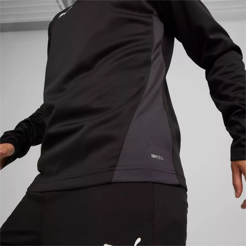 Puma vīriešu TeamGoal Training 1/4 Zip Top - Puma Black - M izmērs
