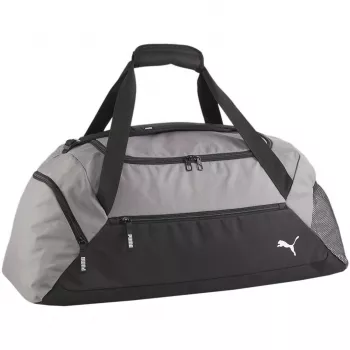 PUMA Team Goal soma M vidēji pelēks viršu/Puma Black 48L ceļasoma