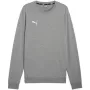 Puma Team Goal Casuals džemperis ar apaļu kakla izgriezumu pelēks 658592 33 XL