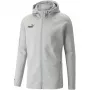 PUMA teamFINAL Casuals Vīriešu kapuces jaka Medium Gray Heather