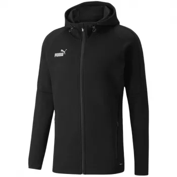 PUMA teamFINAL Casuals vīriešu hūdijs Black 657383 03
