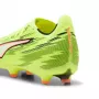 Puma Ultra 6 Match FG/AG Futbola zābaki Melni Balti Oranži Vīriešu 43. izmērs