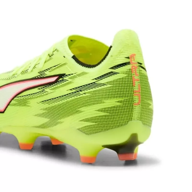 Puma Ultra 6 Match FG/AG Futbola Apavi - Puma Black / Puma White / Fire Orchid - Izmērs 44.5