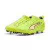 Puma Ultra 6 Match FG/AG Junior Futbola Zābaki Melns Balts Sarkans Izmērs EU 36