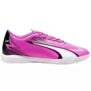 PUMA Ultra Play IT iekštelpu futbola apavi - Puma Black / Puma White / Ultra Orange - vīriešu izmērs 44 (UK 9.5, US 10.5)