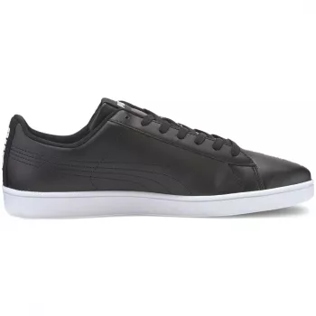 PUMA UP vīriešu zemie kedas - melna sintētiskā āda, SoftFoam+ zolīte, neatzīmējoša gumijas zole