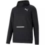 PUMA X-Ray vīriešu džemperis ar kapuci vidējs melns 585831 01