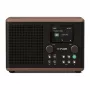 Pure Classic H4 DAB+ FM Radio ar Bluetooth 5.3, Coffee Black/Walnut, 10W