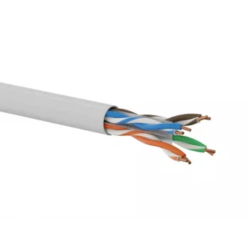 Q-LANTEC U/UTP Cat.6A tīkla kabelis, LSOH, Dca, 4x2x23 AWG, 10 Gb/s, Pelēks, 500 m