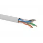 Q-LANTEC U/UTP Cat.6A tīkla kabelis, LSOH, Dca, 4x2x23 AWG, 10 Gb/s, Pelēks, 500 m