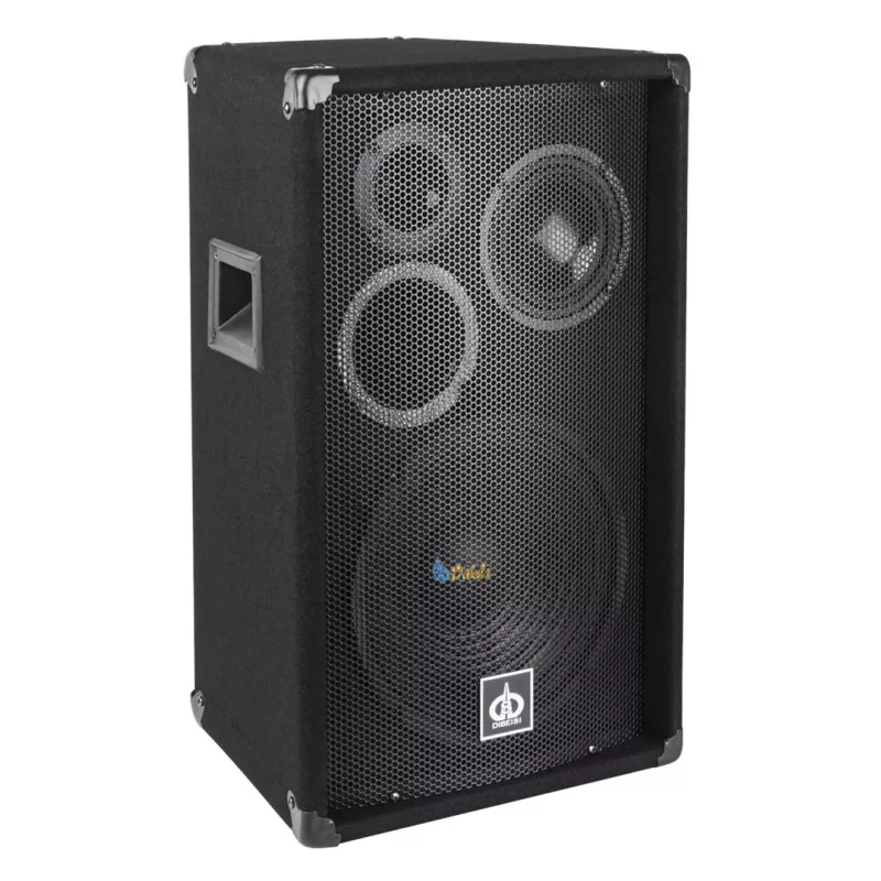 Q1001 Stage Loudspeaker - 10 inch Passive 2-Way Full-Range Speaker, 200W RMS, 8 Ohms, Black