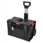 Qbrick System ONE Rīku kaste uz riteņiem - Melna/Sarkana, 50L, IP65, 100kg ietilpība