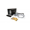 EXSYS EX-1012 ārējā 4 PCI slotu paplašinājuma kaste ar PCIe x1 kontrolieri