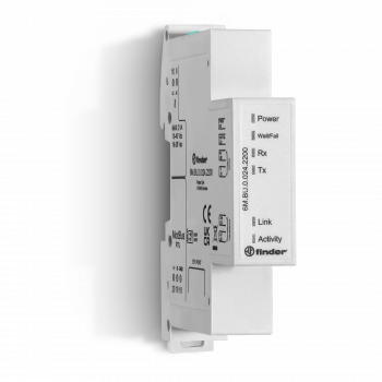 Finder 6M.BU.0.024.2200 Modbus TCP/IP un RS485 RTU vārteja, 24 V AC/DC
