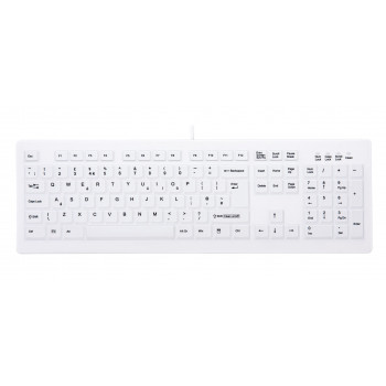 CHERRY Active Key AK-C8100F-UVS-W/UK USB tastatūra, IP68, balta, UK