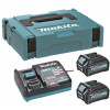 Makita 191J81-6 XGT 40 V max akumulatoru komplekts, 2 × BL4025 2,5 Ah, DC40RA, MAKPAC