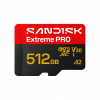 SanDisk Extreme PRO microSDXC 512 GB UHS-I A2 V30, līdz 250/170 MB/s, SDSQXCJ-512G-GS6MA