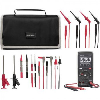 VOLTCRAFT VC-272 multimetra komplekts ar MLSet-120 vadiem un somu