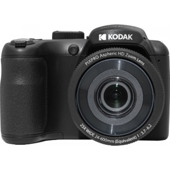 Kodak PIXPRO AZ255BK digitālā kamera, 16,35 MP, 25× optiskā tālummaiņa, melna