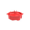 Primo P722 atkārtoti lietojams apmetuma vāks zemapmetuma kārbām, sarkans, 65,5 mm