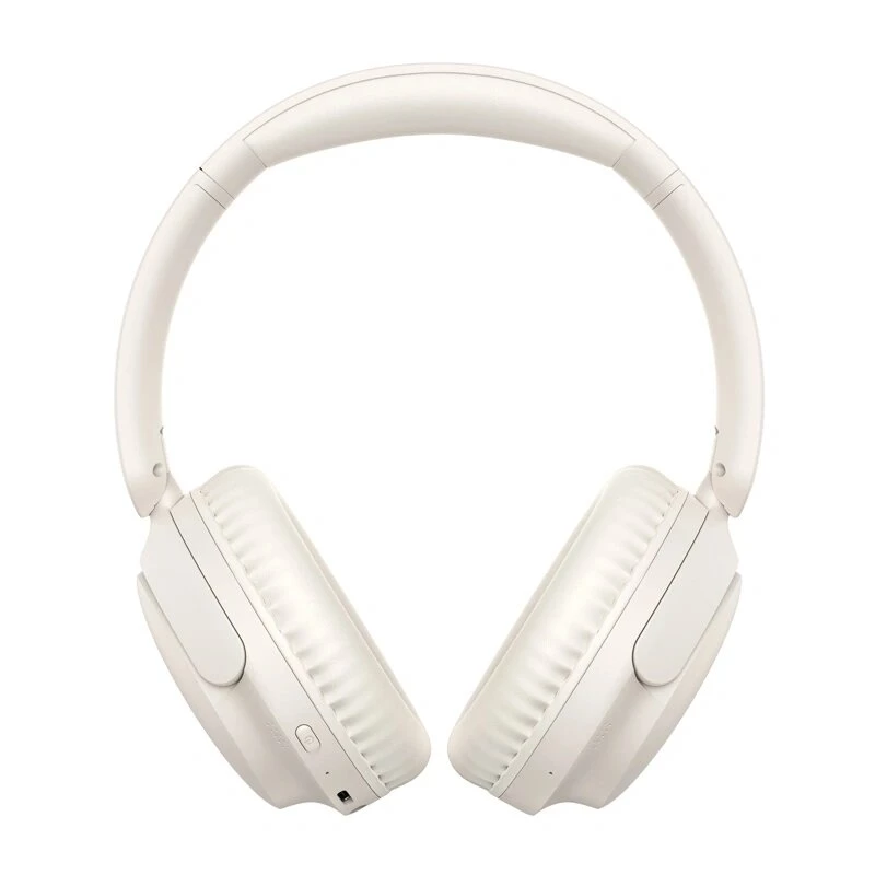 QCY H2S Lite White On-Ear Bluetooth Headphones