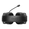 QCY Heroad VT200 spēļu austiņas - vadu 7.1 telpiskā skaņa, 50mm draiveri, RGB LED, melnas