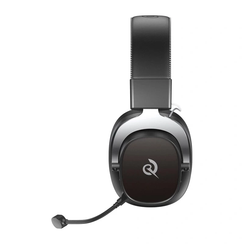 QCY Heroad VT200 spēļu austiņas - vadu 7.1 telpiskā skaņa, 50mm draiveri, RGB LED, melnas