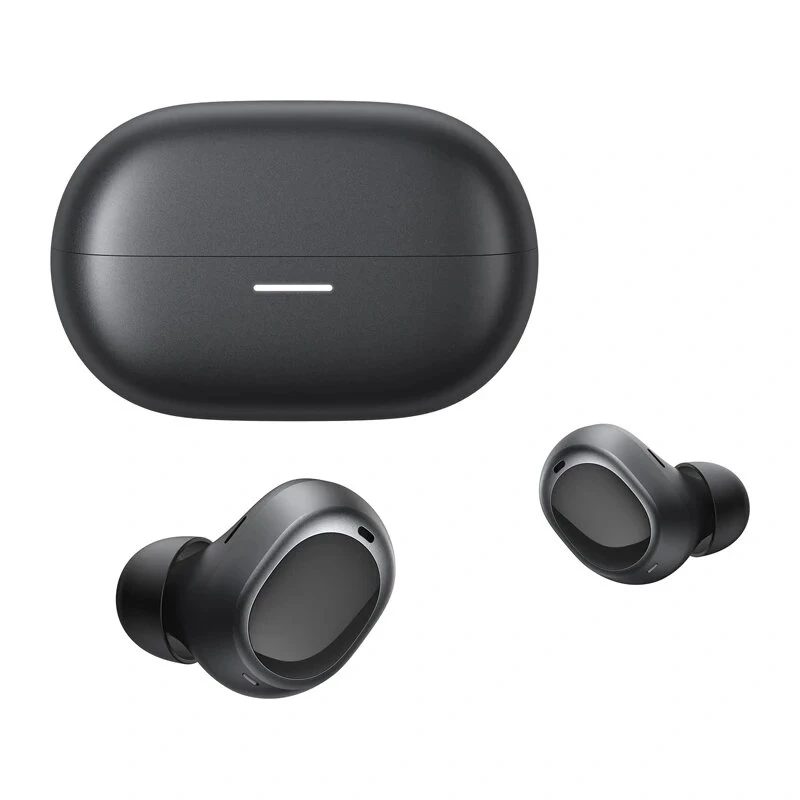 QCY Melobuds A30 bezvadu austiņas (melnas) - aktīvā trokšņu slāpēšana, Bluetooth 5.3, IPX5, 30H akumulators