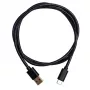 QNAP CAB-U310G10MAC USB 3.2 Gen 1 kabelis, USB-A vīrietis uz USB-C vīrietis, 1 m, melns