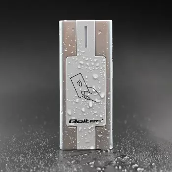 Qoltec 52446 Proximity karšu un atslēgu piekariņu lasītājs – 125 kHz RFID, Wiegand 26-bit, IP65