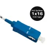 Qoltec 54209 RJ45 tīkla sadalītājs 1x RJ45 vīrišķais uz 2x RJ45 sievišķais melns