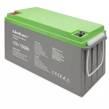 Qoltec dziļā cikla gēla akumulators 12V 150Ah 44.5kg