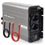 Qoltec Modificēta sinusoidāla sprieguma invertors 12V uz 230V 2000W/4000W ar USB, saderīgs ar LiFePO4 GEL AGM