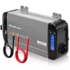 Qoltec tīrā sinusoidālā sprieguma invertors 12V uz 230V 1000W/2000W ar LCD, USB, USB-C, saderīgs ar LiFePO4/GEL/AGM