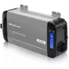 Qoltec tīrā sinusoidālā sprieguma invertors 12V uz 230V 1000W/2000W ar LCD, USB, USB-C, saderīgs ar LiFePO4/GEL/AGM