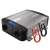Qoltec tīrā sinusoidālā sprieguma invertors 12V uz 230V 1500W/3000W ar LCD USB USB-C LiFePO4 GEL AGM akumulatoriem
