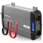 Qoltec tīrā sinusoidālā sprieguma invertors 12V uz 230V 2500W/5000W ar LCD, USB, USB-C, saderīgs ar LiFePO4/GEL/AGM