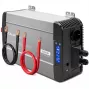 Qoltec tīrā sinusoidālā viļņa invertors ar UPS 12V uz 230V 3000W/6000W LCD USB USB-C LiFePO4 GEL AGM