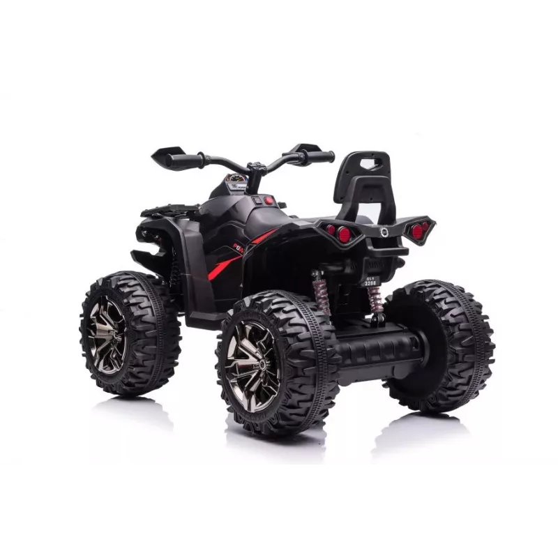 QUAD LOCK Quad Battery Pack ar atzveltni QLS-3288 LED gaisma MP3 Melns