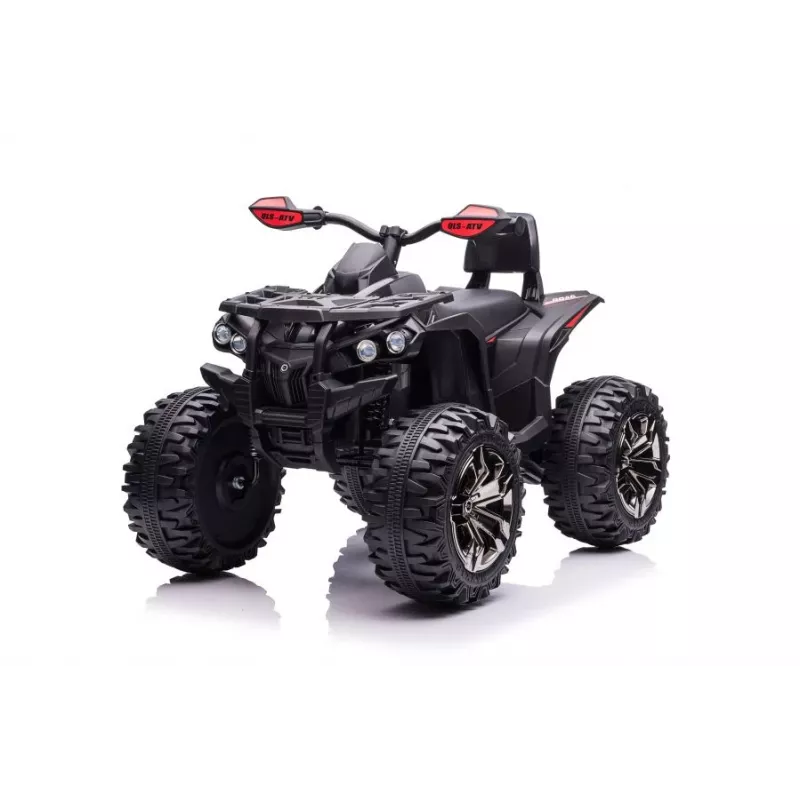 QUAD LOCK Quad Battery Pack ar atzveltni QLS-3288 LED gaisma MP3 Melns