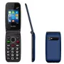 QUBO NEO NW 4G funkciju telefons – 2,4 collu QVGA, 48 MB RAM, 128 MB ROM, divas SIM, 1800 mAh (zils)